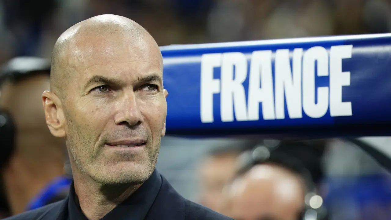 Pelatih Prancis Zinedine Zidane