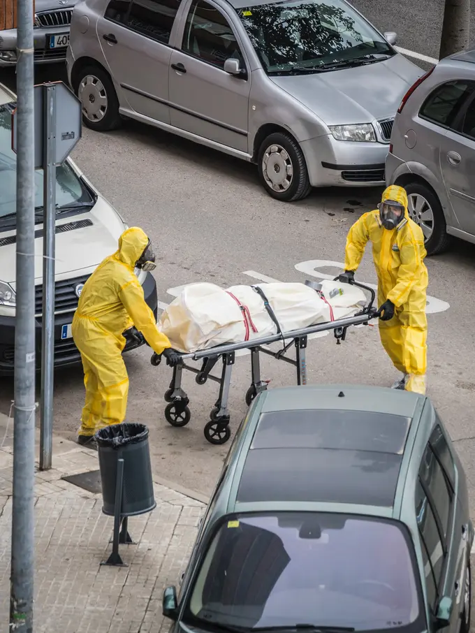 Ilustrasi pasien covid-19