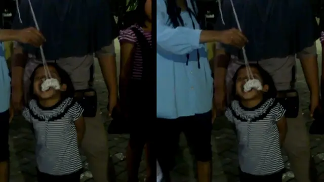 Lomba Makan Kerupuk di Sumbersari Sepi