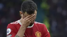 Manchester United benar-benar hancur lebur. Setan Merah dipermalukan seteru klasiknya, Liverpool, dengan skor 0-5 pada lanjutan Liga Inggris 2021/2022 di Stadion Old Trafford, Minggu (24/10/2021). (AP Photo/Rui Vieira)