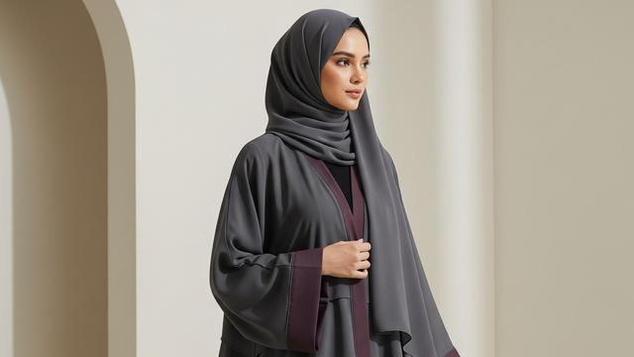 7 Model Abaya Simple tapi Terlihat Glamor, Cocok untuk Acara Resmi dan Sehari-Hari