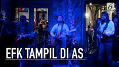 Dua band independen Indonesia, Efek Rumah Kaca dan Kimokal tampil di panggung SXSW Music Festival di Austin, Texas.