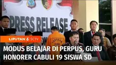Diduga berbuat tindak asusila terhadap 19 siswanya, seorang Guru honorer SD ditangkap polisi. Aksi bejat guru diketahui ketika salah satu korban melapor kepada orang tuanya.