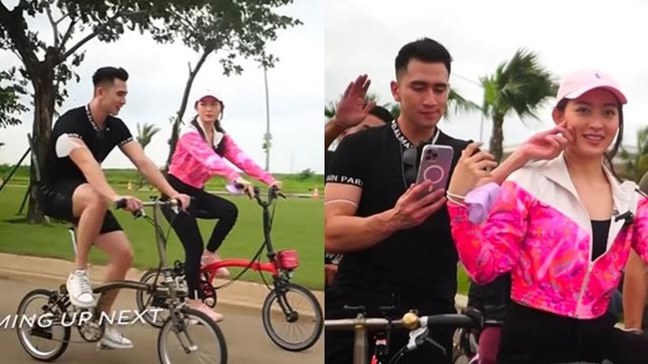 6 Potret Natasha Wilona dan Verrell Bramasta Sepedaan Bareng, Dikabarkan Balikan