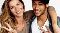 Aksi Narsis Neymar Bersama Model Seksi