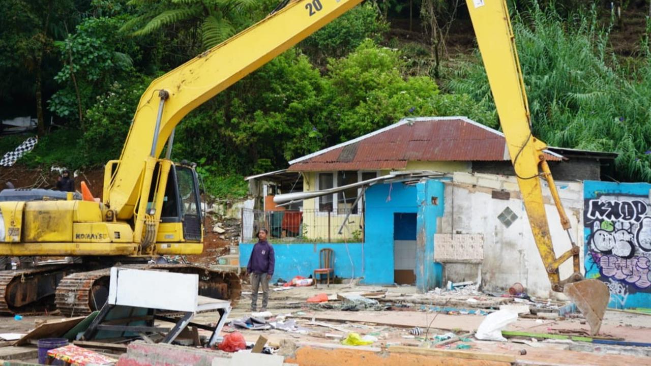 Penertiban Puncak Tahap III, 20 Bangunan Liar Dibongkar