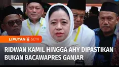 Ketua DPP PDI Perjuangan, Puan Maharani menyatakan Ketua Partai Demokrat, Agus Harimurti Yudhoyono dan mantan Gubernur Jawa Barat, yang juga Wakil Ketua Umum Partai Golkar, Ridwan Kamil tidak akan berpasangan dengan bakal capres Ganjar Pranowo.