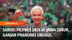 Bakal calon presiden Ganjar Pranowo unggul dalam semua simulasi Pilpres 2024 yang dilakukan Lembaga Survei Indikator Politik Indonesia khusus di wilayah Jawa Timur.