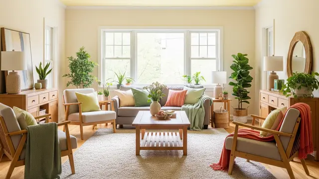 Warna Cat Plafon Rumah yang Bikin Ruangan Terasa Lebih Tinggi (Image by Gemini AI)