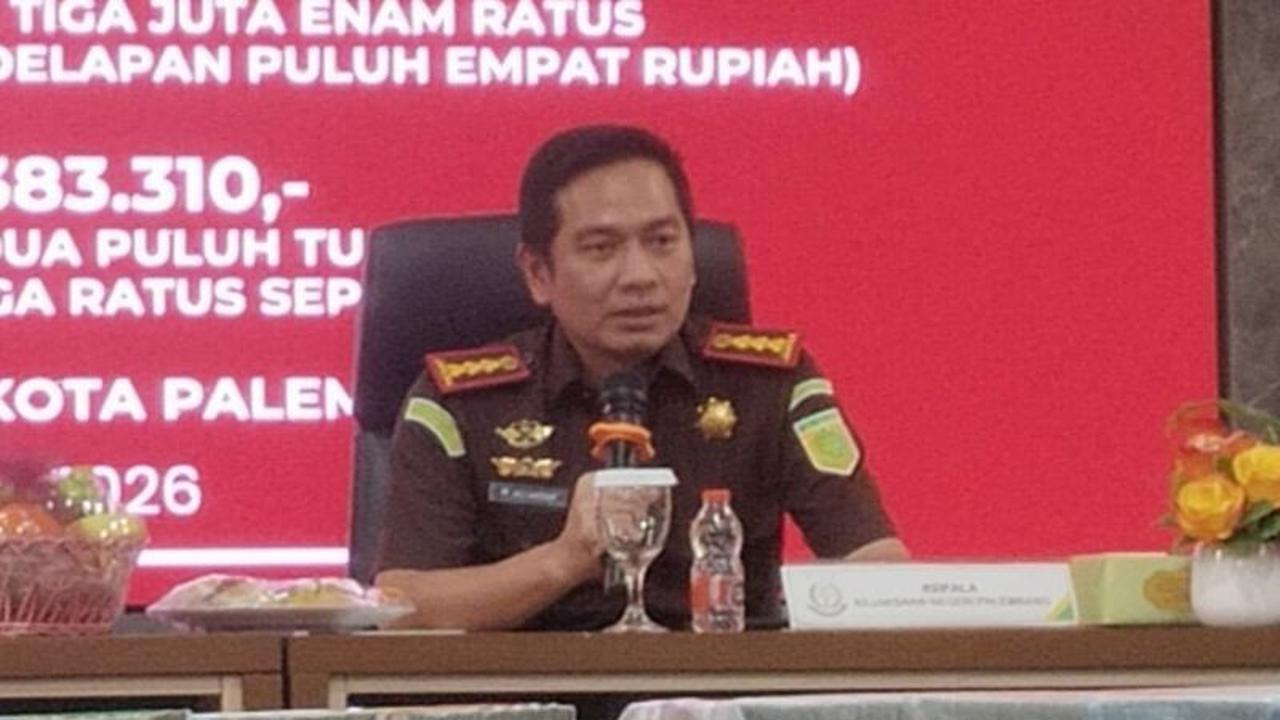 Kejari Palembang Pulihkan Keuangan Negara Rp30 Miliar, Lampaui Target Jauh
