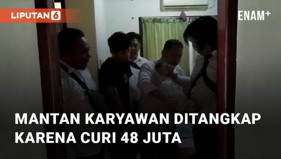 VIDEO: Viral Mantan Karyawan Jasa Ekspedisi Ditangkap Karena Curi Uang 48 Juta
