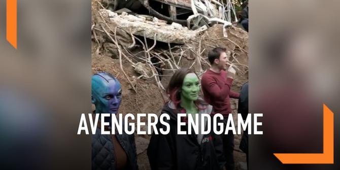 VIDEO: Pemain Avengers Endgame Diam-Diam Rekam Proses Syuting