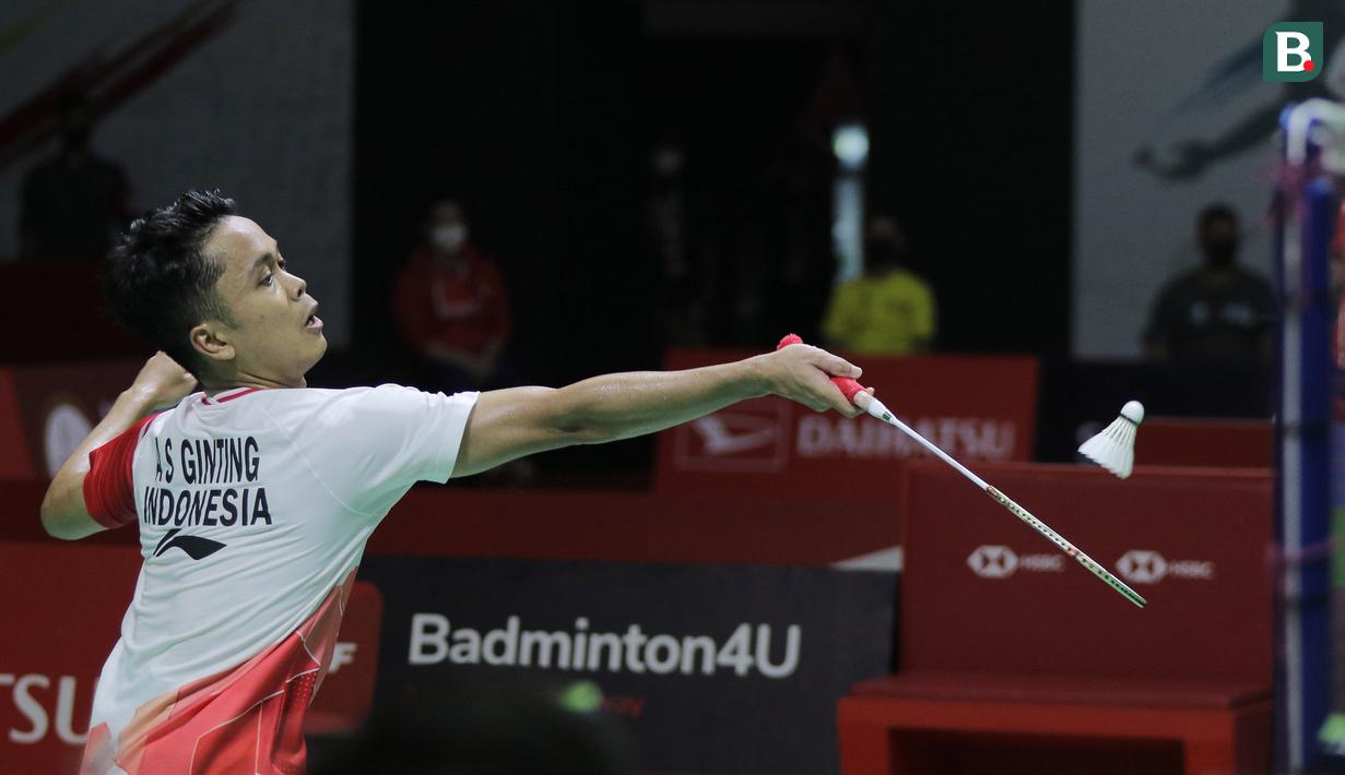 Indonesia berhasil meloloskan 4 wakilnya ke babak semifinal Daihatsu Indonesia Masters 2022, yaitu 1 tunggal putra, dua ganda putra dan 1 ganda putri usai mengalahkan lawan-lawannya di babak perempatfinal, Jumat (10/6/2022) di Istora Senayan, Jakarta. Sementara dua wakil lainnya di nomor ganda campuran, Rinov Rivaldy/Pitha Haningtyas Mentari dan ganda putri, Febby Valencia Gani/Ribka Sugiarto harus tersingkir. (Bola.com/Ikhwan Yanuar)
