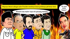 Jokowi maju sebagai Presiden RI membuat lawan-lawan politik berpikir keras (Liputan6.com/Nasuri Suray)