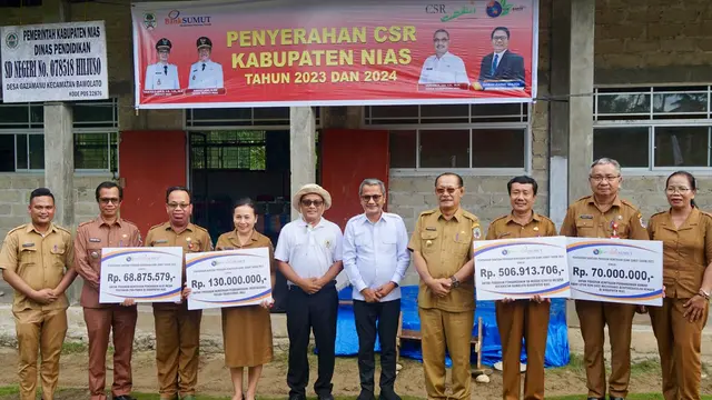 Bank Sumut menyalurkan bantuan CSR