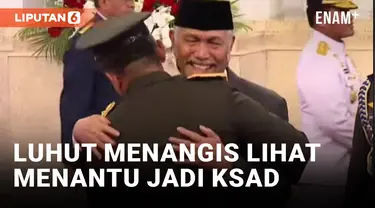 Maruli Simanjuntak Dilantik Jadi KSAD TNI, Luhut Tak Kuasa Tahan Tangis