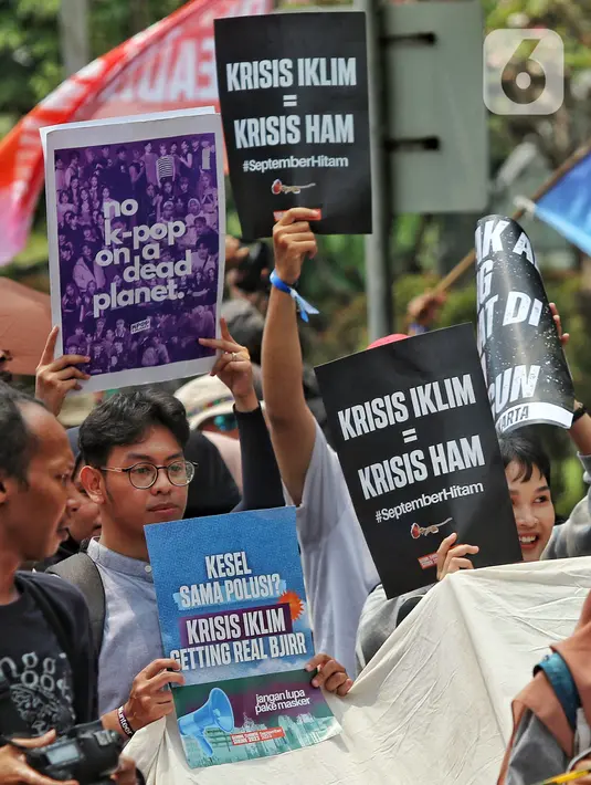 Global Climate Strike 2023 dapat menjadi salah satu aksi iklim internasional terbesar sejak pandemi COVID-19. (Liputan6.com/Angga Yuniar)