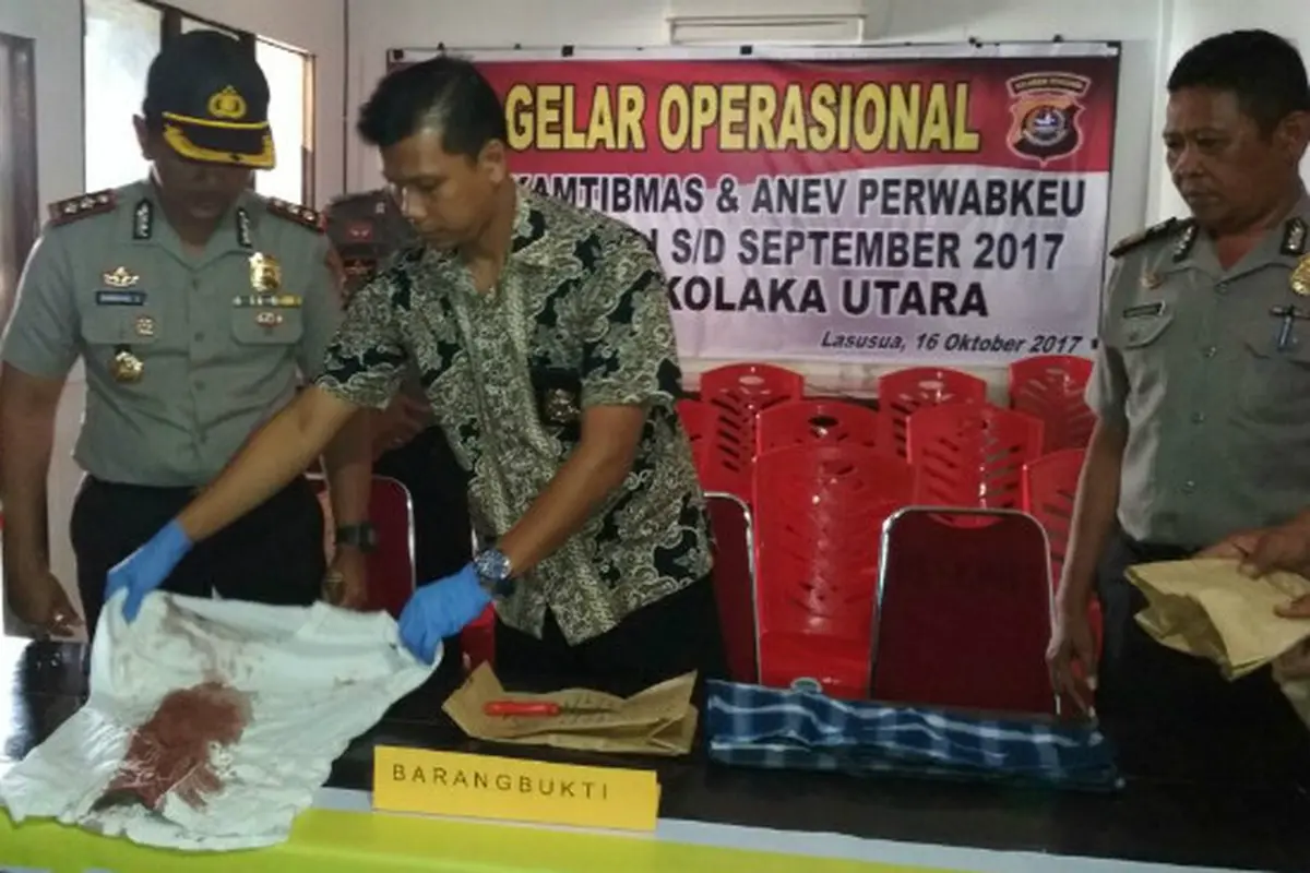 Barang Bukti Kasus Tewasnya Ketua DPRD Kolaka Utara
