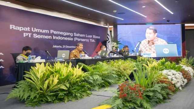 RUPSLB PT Semen Indonesia Tbk (SMGR), Selasa (21/12/2021) (Foto:PT  Semen Indonesia Tbk)