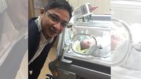 Pasha Ungu mengumumkan kelahiran anak ketiganya melalui akun Twitter pribadinya. (foto: twitter.com/pasha_sps1)