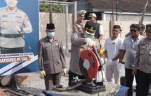 Pemusnahan Miras dan Knalpot Brong Blitar: Polres Blitar Tegaskan Komitmen Jaga Kamtibmas