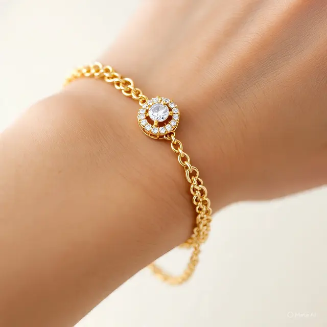 Model Gelang Emas Rantai 3 Gram