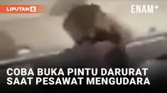 Pria di AS Berupaya Buka Pintu Darurat dan Serang Petugas Saat Pesawat Sedang Terbang