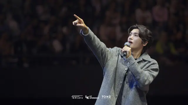 Park Hyung Sik di acara  2024 Asia Tour Fan Meeting SIKcret Time in Jakarta, Sabtu (27/1/2024). [Foto: LIT Xperiece]