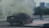 Sedan Volvo Terbakar di Tol JORR