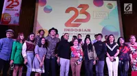 Konferensi pers HUT Indosiar yang ke-23. (Liputan6.com/Fatkhur Rozaq)