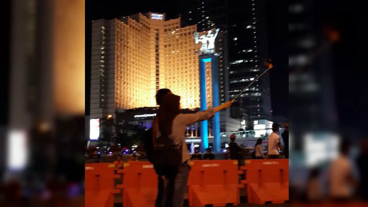 Selfie di Bundaran HI