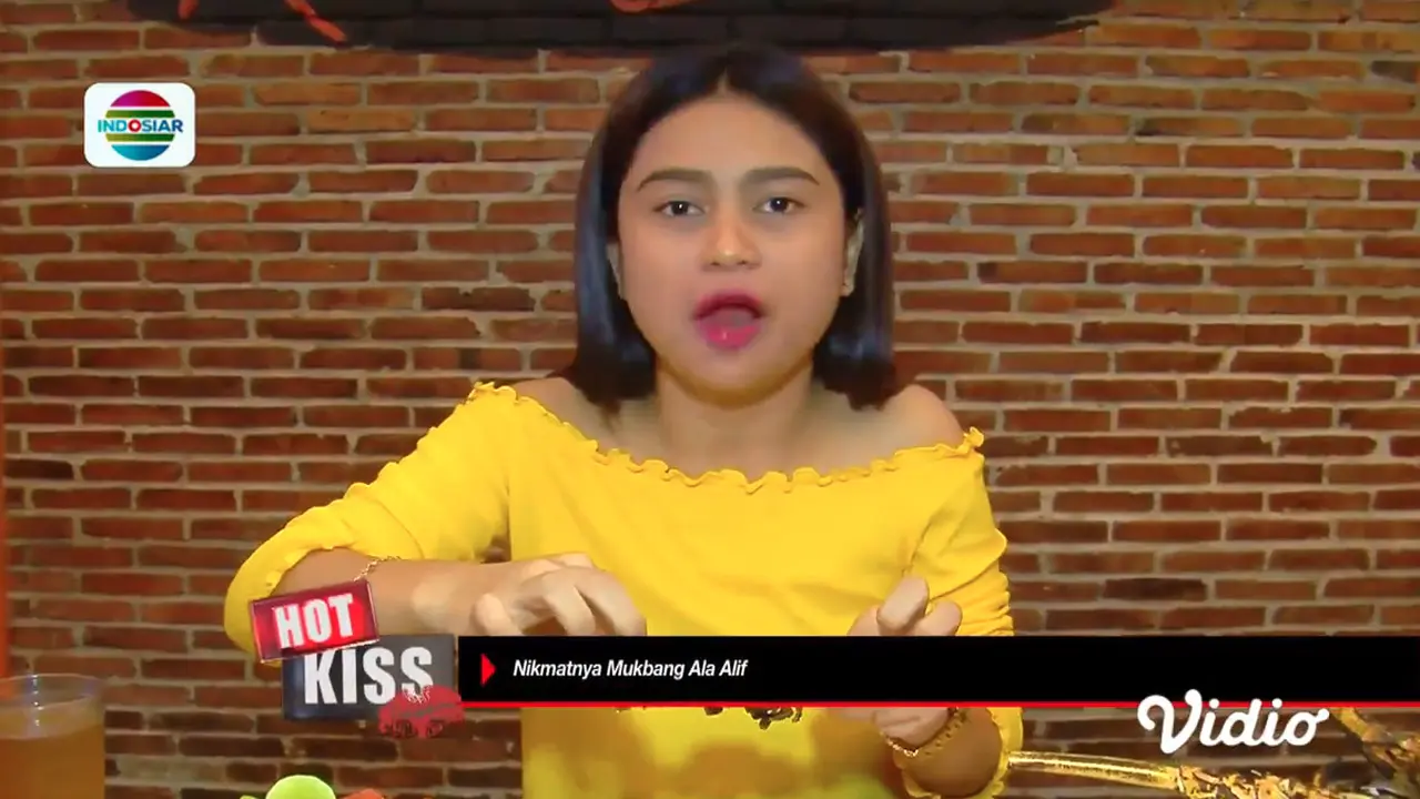 Mukbang Bersama Alif Aulia Menyantap 12 Jenis Menu Sekaligus. Sumber Foto: Indosiar