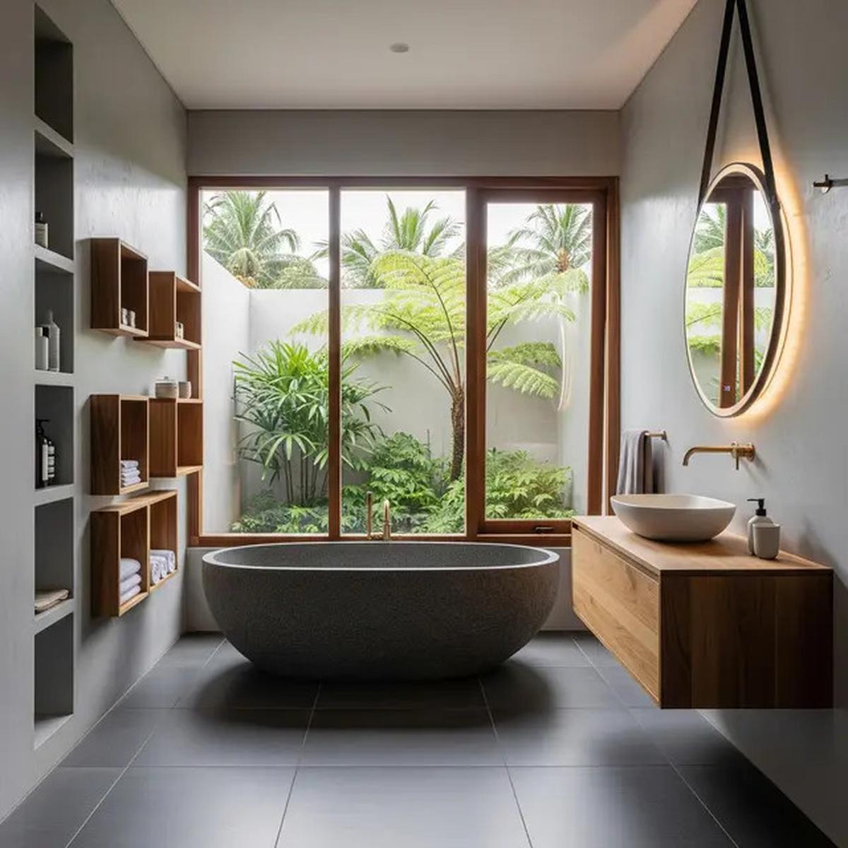 9 Model Desain Kamar Mandi Dalam Kamar, Solusi Privasi dan Estetika Modern
