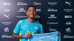 Savinho dibeli Man City dari Troyes senilai 40 juta Euro alias hampir Rp 706 miliar, dengan kontrak hingga 2029. (FOTO: instagram.com/mancity/)