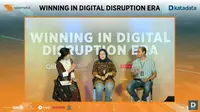 Event Winning in Digital Disruption Era yang diselenggarakan Katadata-Sibernetik Integra Data di Jakarta, Rabu (28/9/2022).