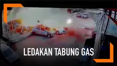 Sebuah tabung gas meledak di distrik Mahbubnagar, India. Akibatnya 5 orang terluka dalam insiden ini.