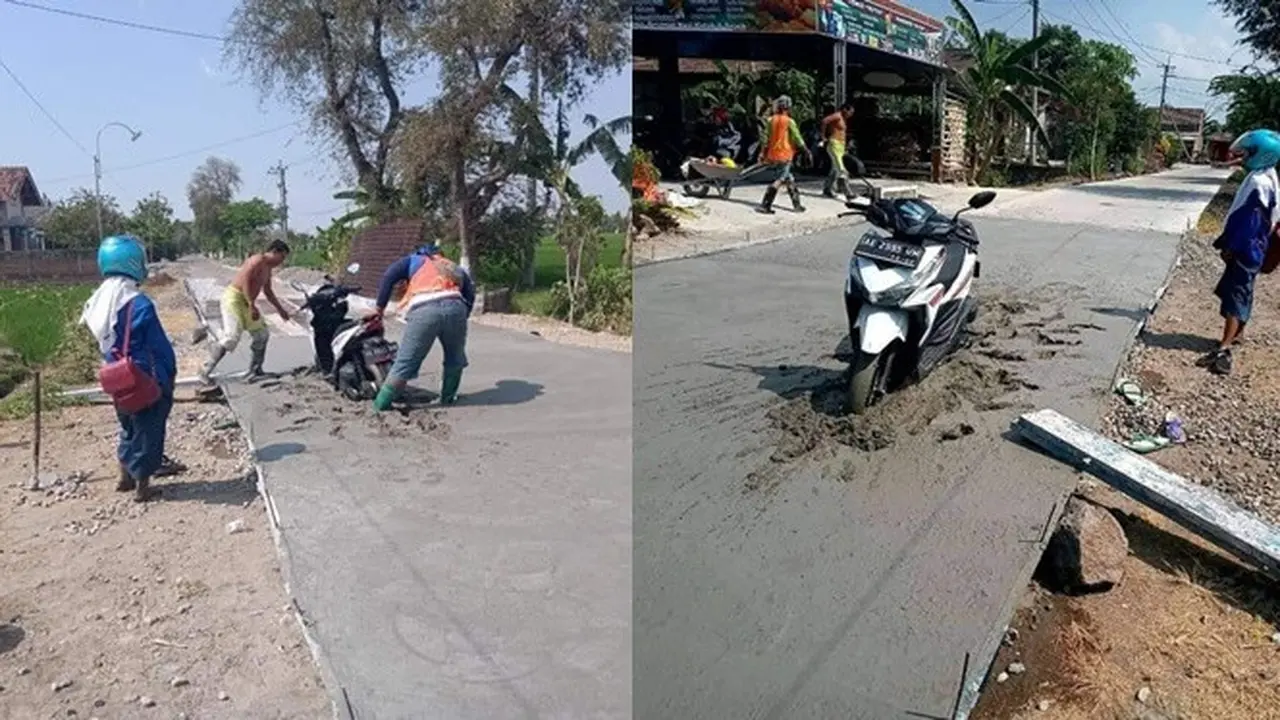 5 Foto Kendaraan Terjebak di Cor Basah, Ada yang Didenda Rp 130 Juta