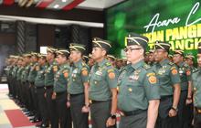 80 Pati TNI AD Naik Pangkat, 20 Jadi Mayjen dan 60 Brigjen