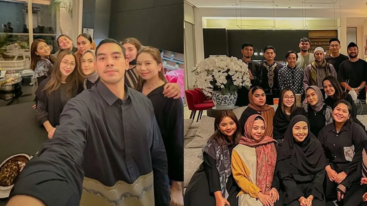 6 Potret Nikita Willy Buka Puasa Bareng Sahabat, Undang ke Apartemen Mewahnya
