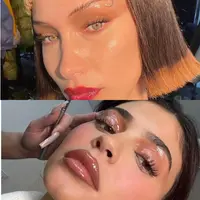 Tren makeup 90an yang kembali dipopuler oleh para artis dunia seperti Bella Hadid dan Kylie Jenner/Instagram