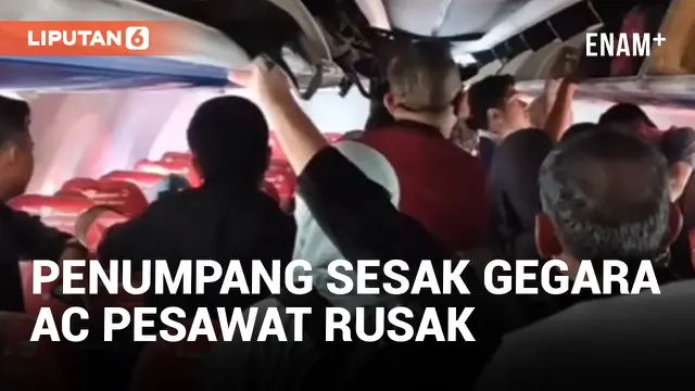 Penumpang Lion Air Kepanasan Hingga Sesak Napas Akibat AC Pesawat Mati