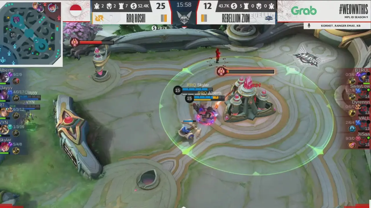 Hasil MPL ID S9 Hari Ini: RRQ Hoshi Menang 2-1 dari Rebellion Zion