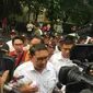 Wakil Ketua DPR RI Fadli Zon datangi rumah Prabowo (Liputan6.com/Radityo Priyasmoro)
