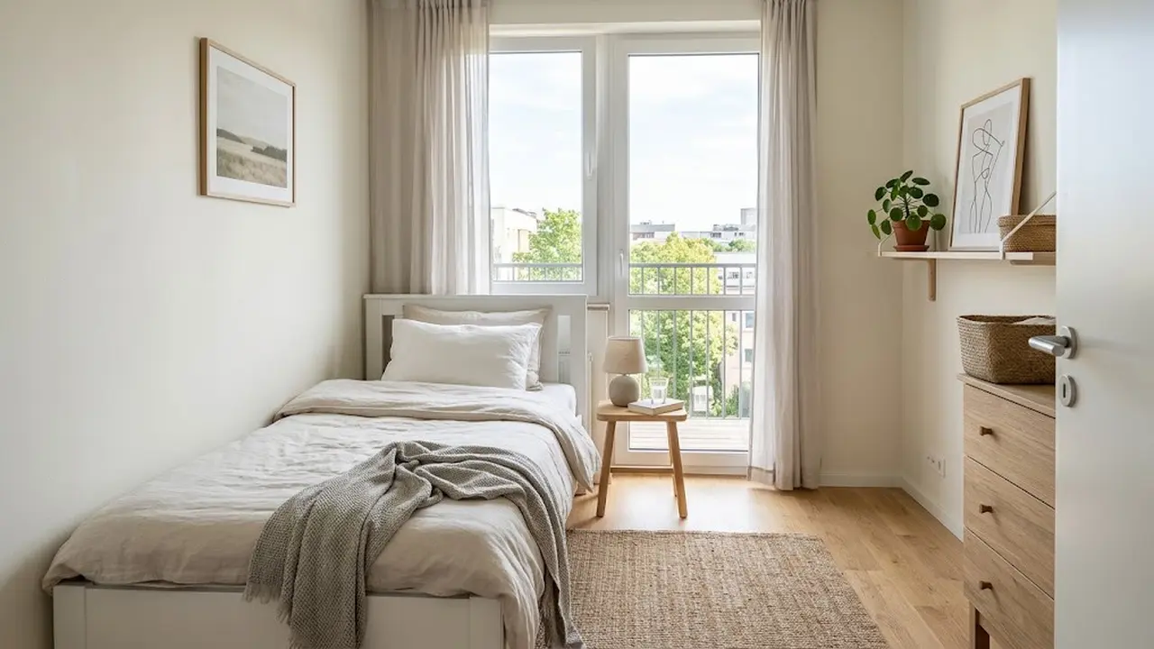 Cara Menata Kasur agar Kamar Kecil Terasa Luas/AI Generated