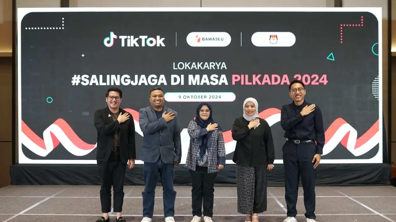 TikTok bekerja sama dengan Bawaslu dan KPU dalam upaya menjaga integritas pemilihan umum.