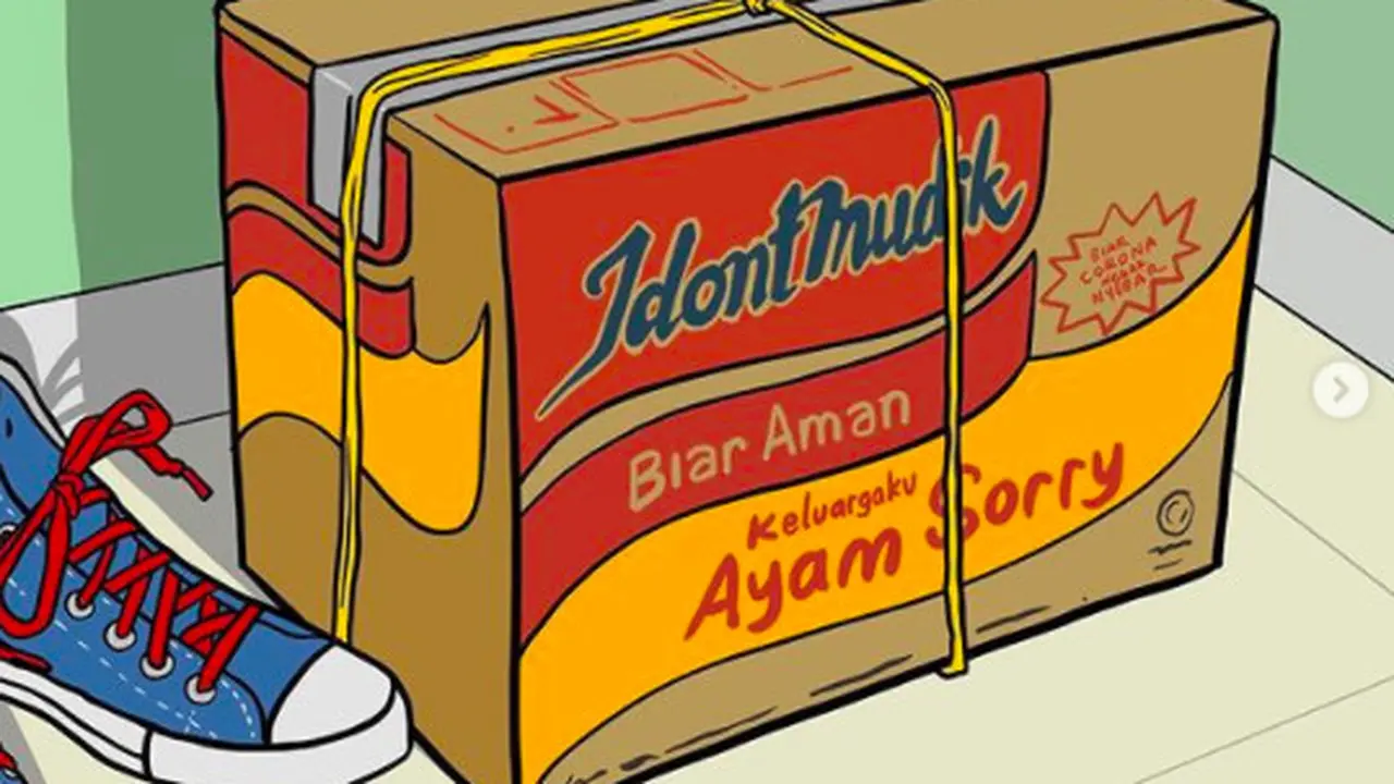 4 Plesetan Produk Ajak Warga Tak Mudik Lebaran ala Warganet
