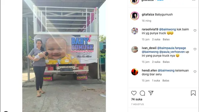 Ada Potret Kiano di Belakang Truk, Baim Wong Diminta Cari dan Temui Si Sopir
