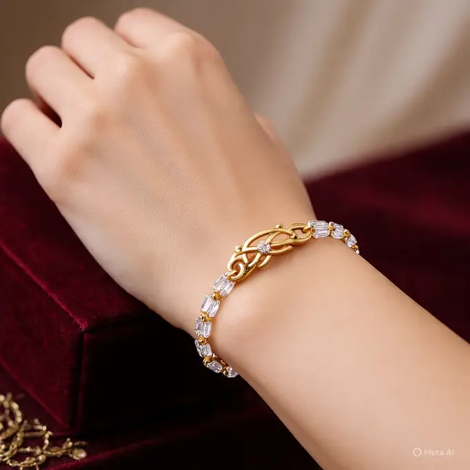 Model Gelang Emas 24 Karat 10 Gram