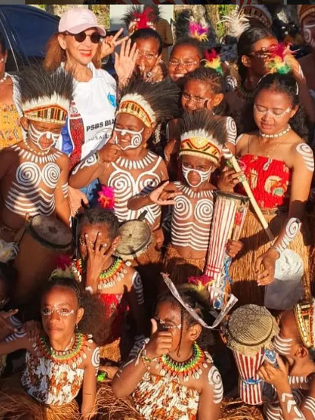 Kiki Fatmala di Papua. (Instagram @qq_fatmala)