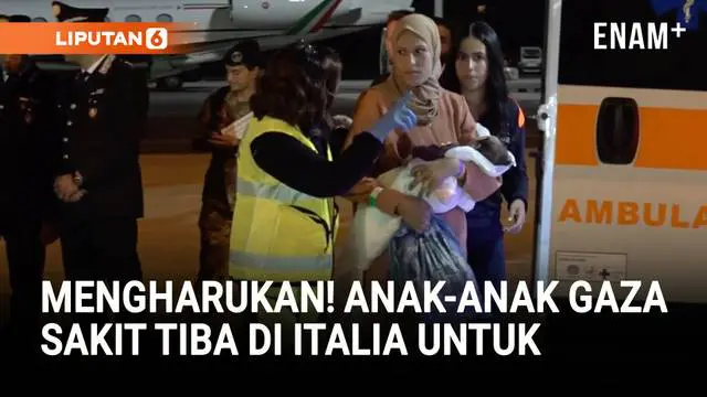 Sebanyak 15 anak dari Gaza yang sakit tiba di Italia bersama keluarga mereka untuk menjalani perawatan medis. Mereka dievakuasi menggunakan tiga pesawat militer C-130 dan akan dirawat di berbagai rumah sakit di Italia.